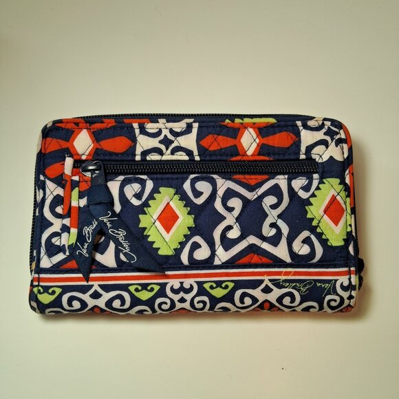 Vera Bradley Quilted Fabric Twist Lock Wallet - Picture 3 of 11